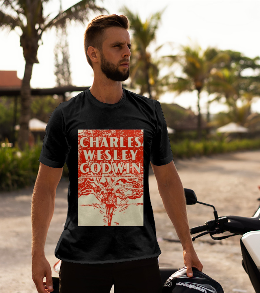 Charles Wesley Godwin Live At The Riviera Theater Charleston SC December 14 2025 T-Shirt