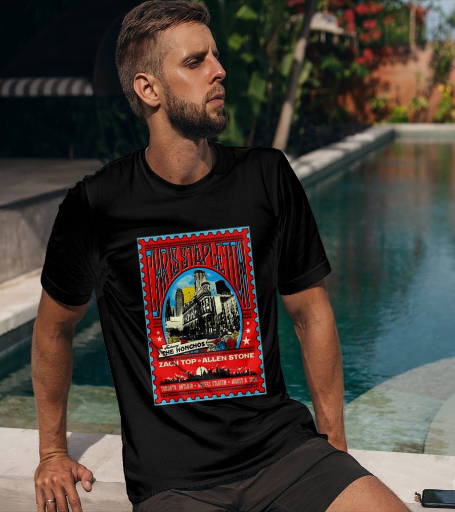 Chris Stapleton Featuring The Honchos Zach Top Allen Stone Rogers Stadium Toronto August 6 2026 T-Shirt