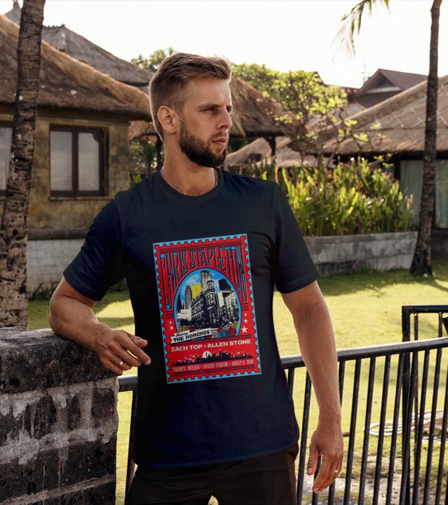 Chris Stapleton Featuring The Honchos Zach Top Allen Stone Rogers Stadium Toronto August 6 2026 T-Shirt