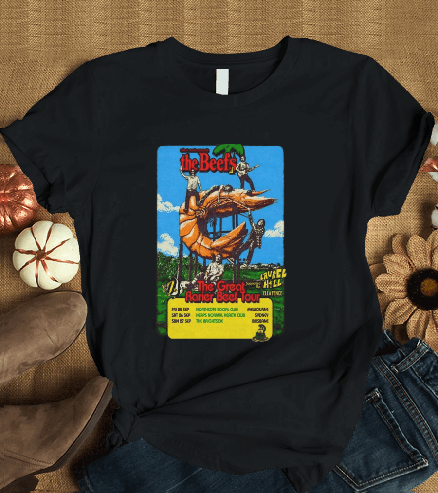 The Beefs 2026 The Great Rarier Beef Tour Melbourne Sydney Brisbane T-Shirt
