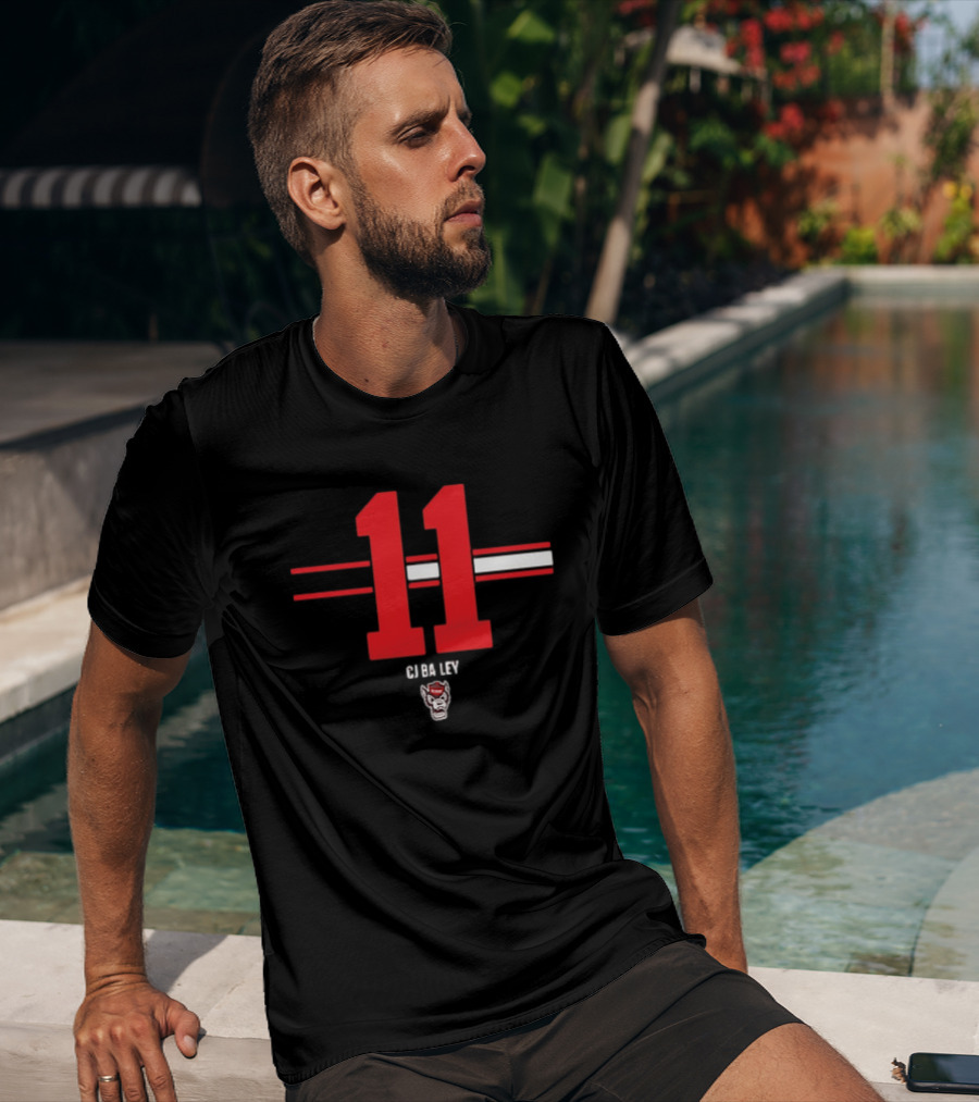 CJ Bailey 11 NC State Wolfpack College Football Fan Gear T-Shirt