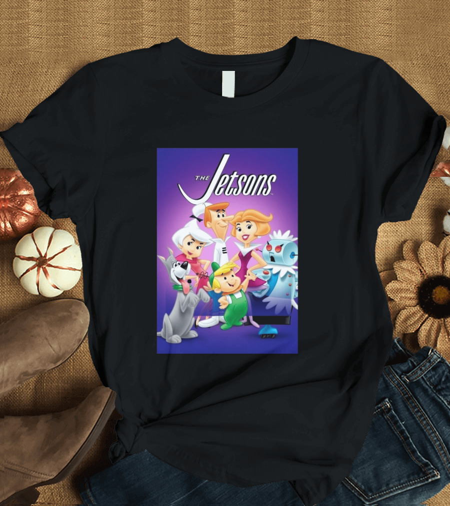 The Jetsons Family 2062 Animation Characters T-Shirt