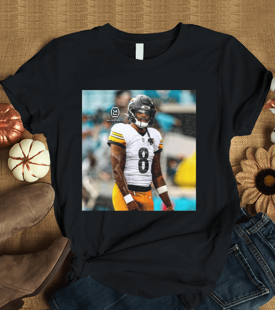 Lamar Jackson MLFootball 2026 Number 8 Football Player T-Shirt