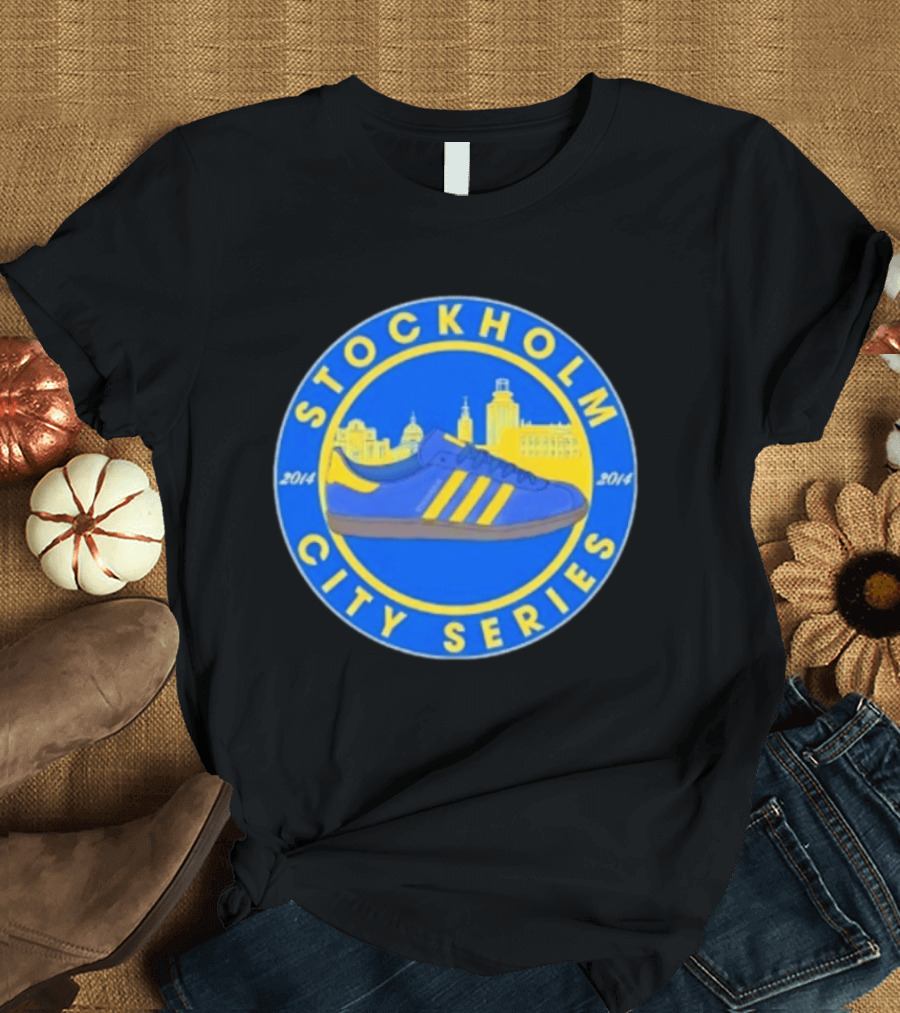 Stockholm City Series Adidas Sneaker 2014 Skyline T-Shirt