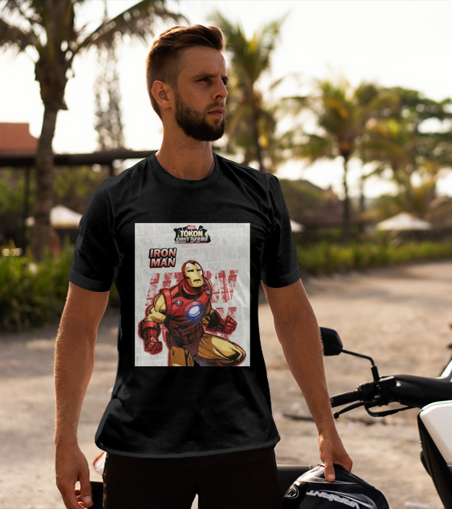 Marvel Tokon First Strike Iron Man Comic T-Shirt