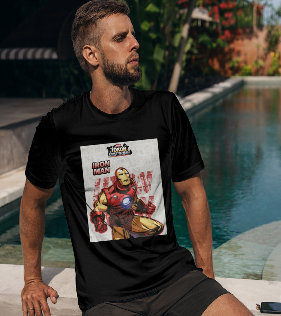 Marvel Tokon First Strike Iron Man Comic T-Shirt