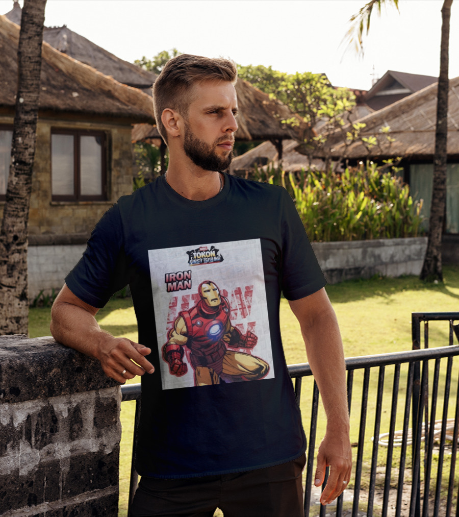 Marvel Tokon First Strike Iron Man Comic T-Shirt
