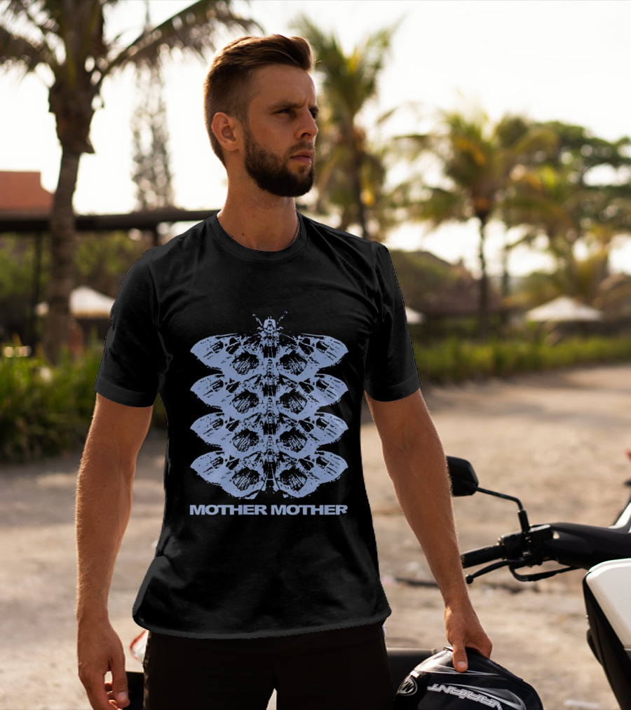 Mother Mother Moth Stack Indie Rock Band T-Shirt