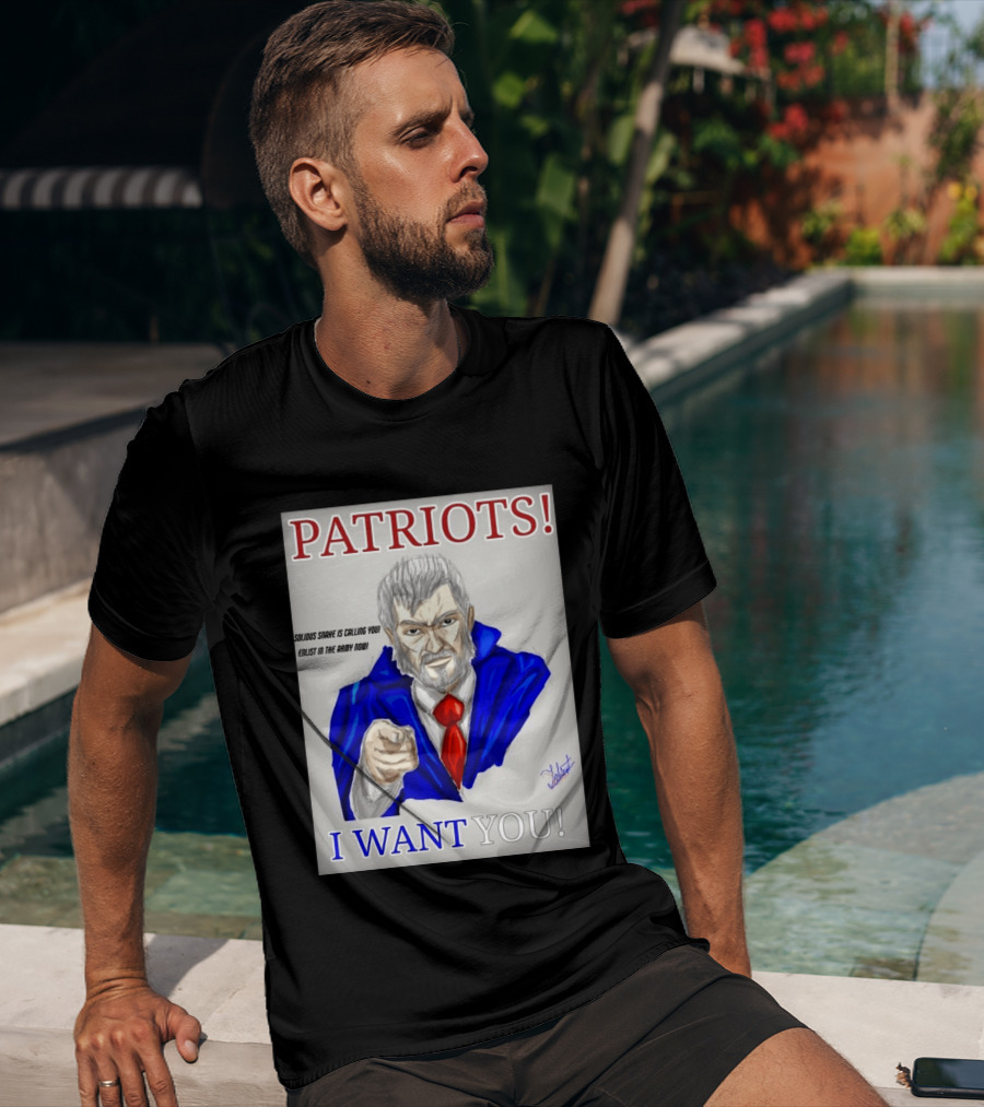 Patriots Solidus Snake Is Calling You Enlist In The Army Now I Want You T-Shirt