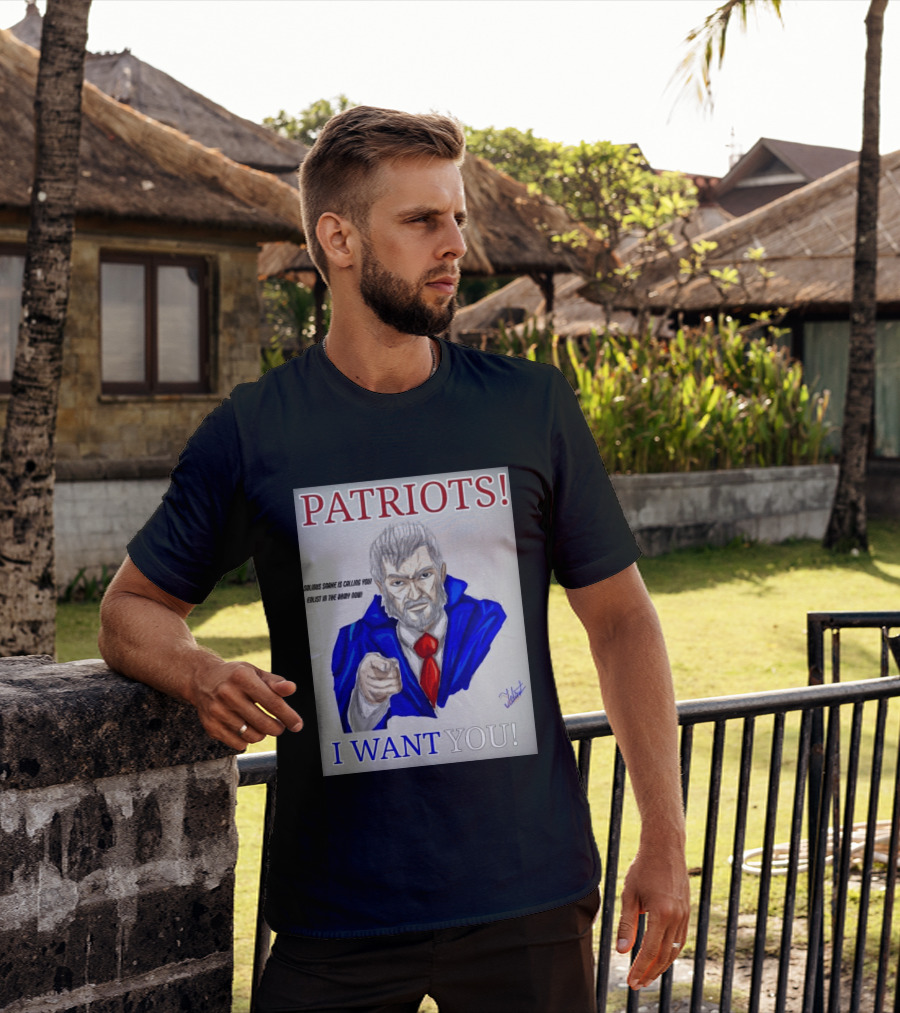 Patriots Solidus Snake Is Calling You Enlist In The Army Now I Want You T-Shirt