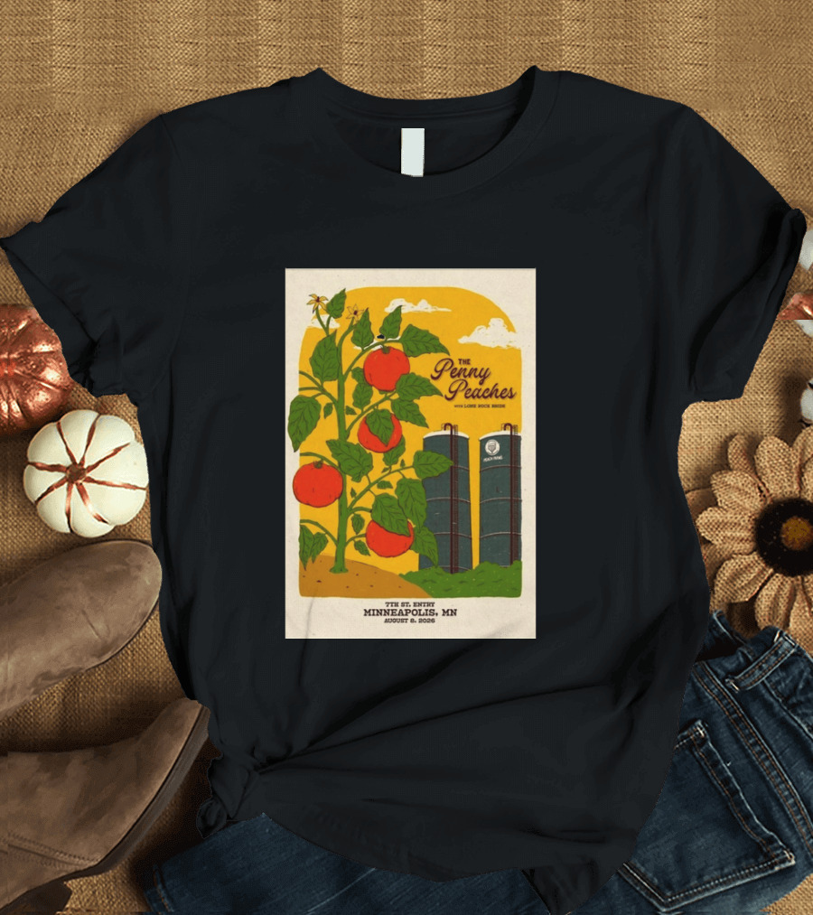 Penny Peaches With Loose Rope Series 7th Street Entry Minneapolis MN August 8 2026 T-Shirt