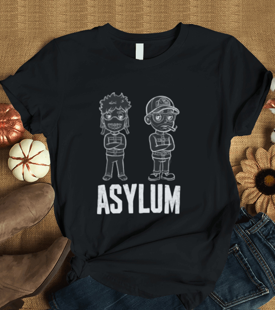 Asylum Remake Store Cartoon Characters T-Shirt