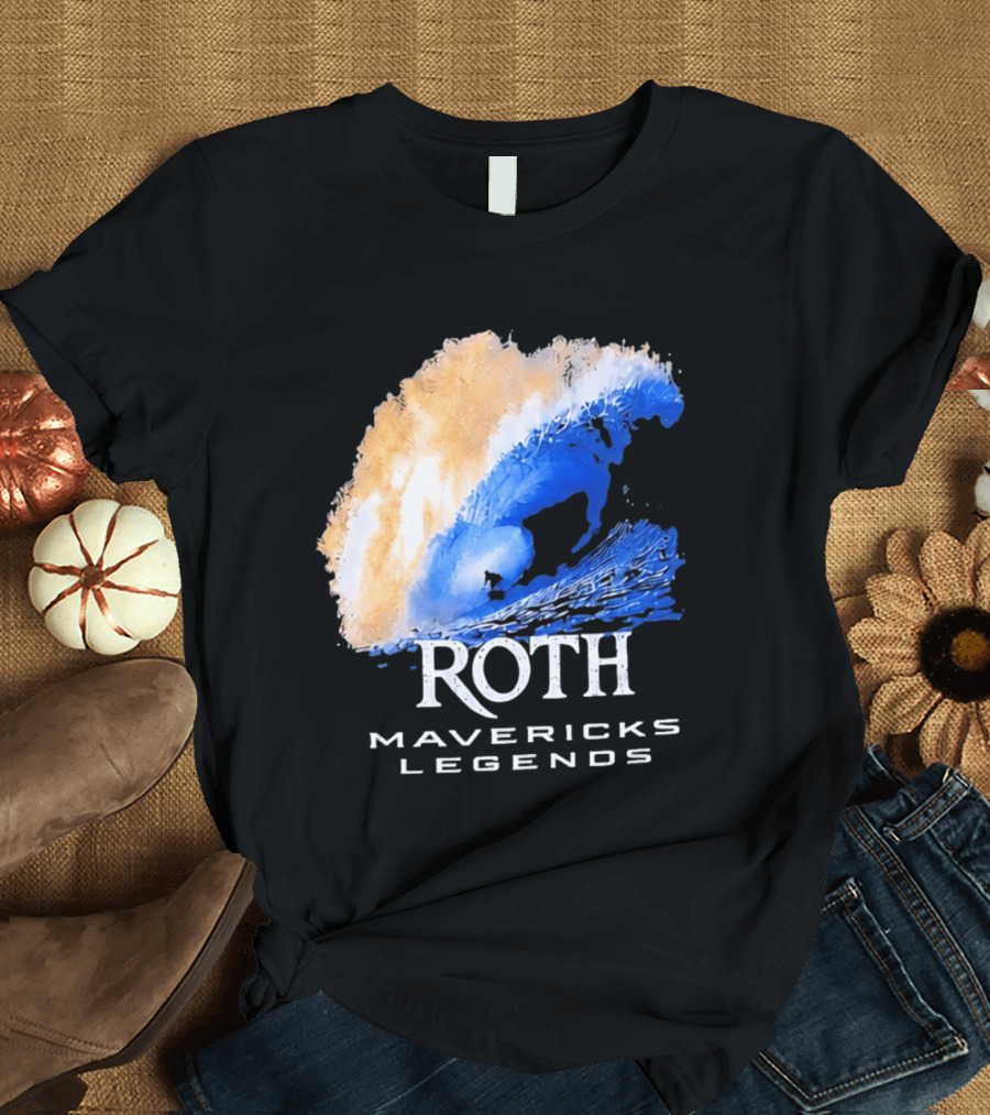Roth Mavericks Legends Surfing Big Wave Iconography T-Shirt