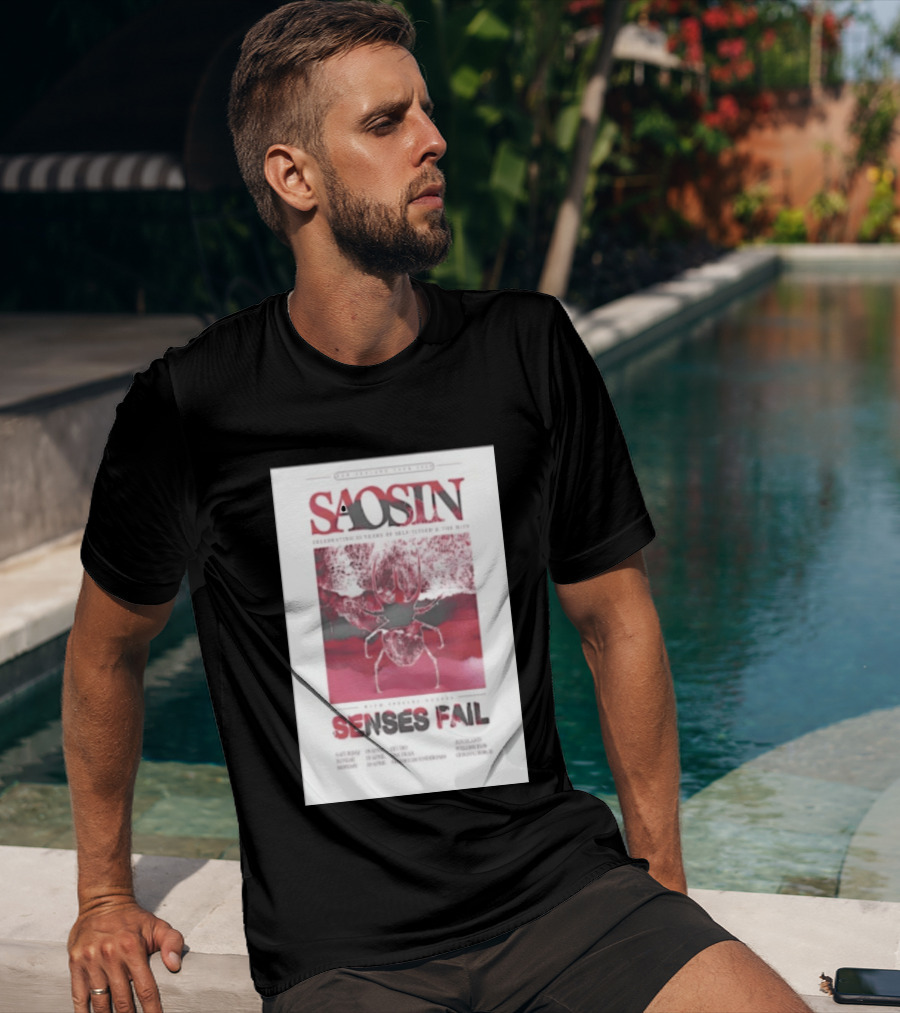 Saosin Sense Fail 2026 New Zealand Tour T-Shirt