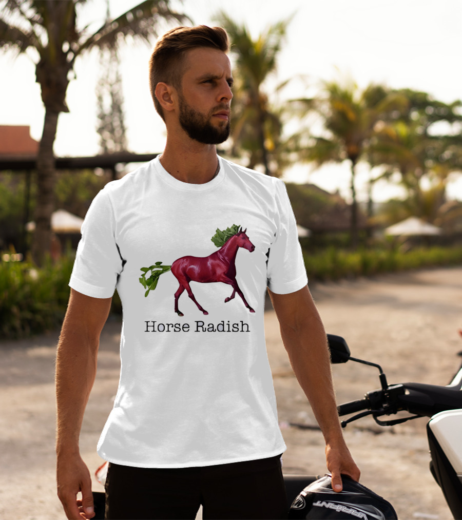 Horse Radish Vegetable Pun Humor T-Shirt