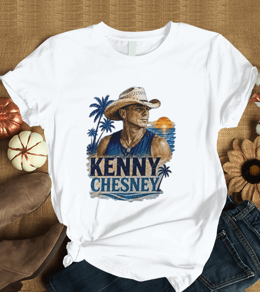 Kenny Chesney Is My Jam Tropical Beach Sunset Vibes T-Shirt