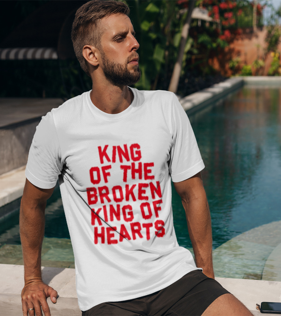King Of The Broken King Of Hearts Bold Red T-Shirt