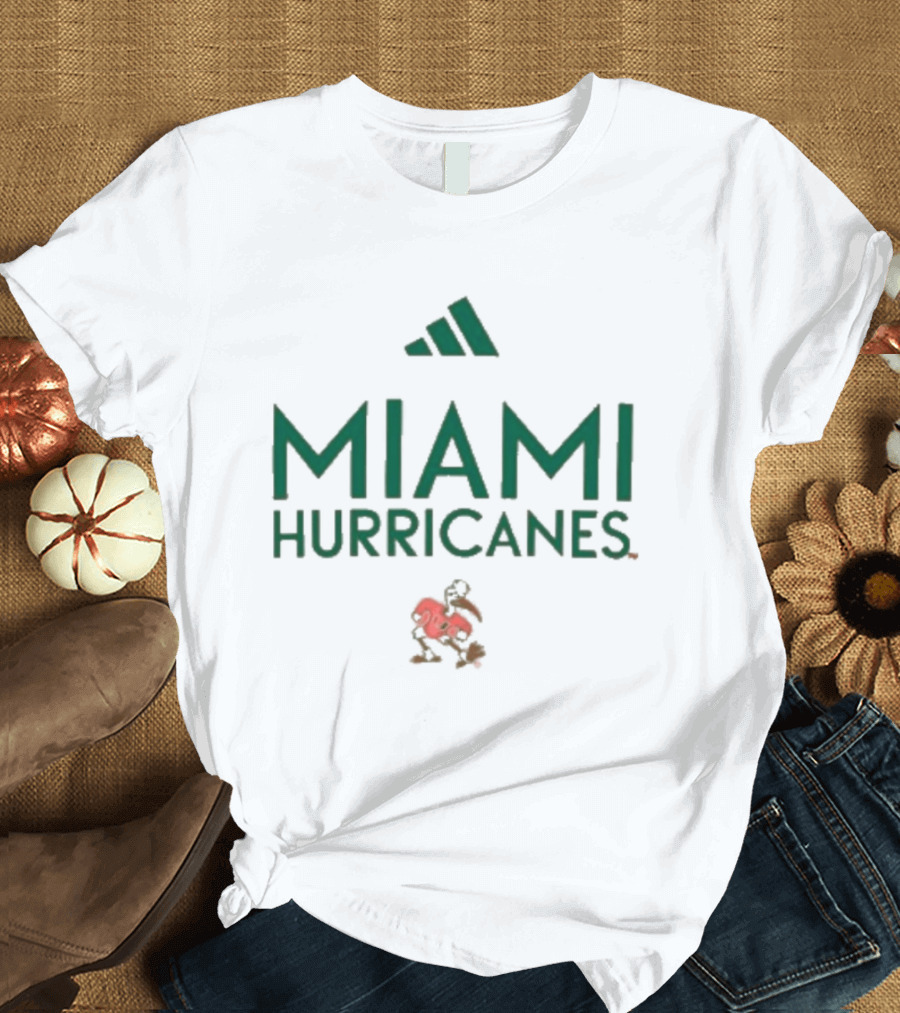 Miami Hurricanes Adidas T-Shirt
