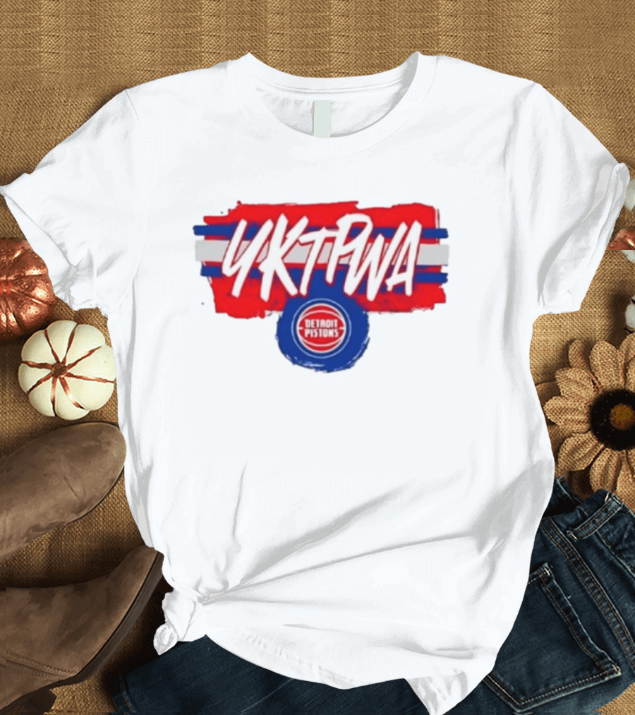 Yktpwa Detroit Pistons Celebration T-Shirt