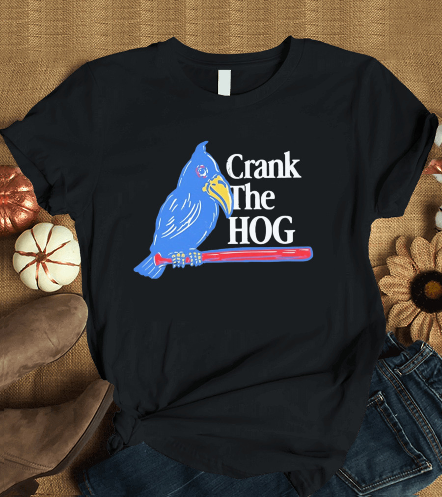 Crank The Hog Villanova Wildcats Basketball Jay Wright NCAA Sports T-Shirt