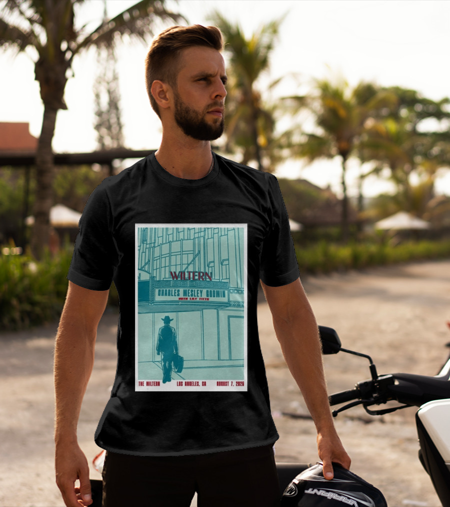 Charles Wesley Godwin Live At The Wiltern With Lilly Hiatt August 7 2026 Los Angeles CA T-Shirt