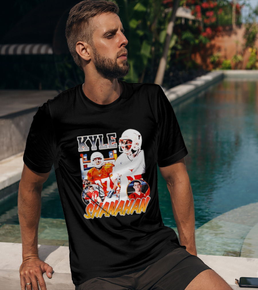 Kyle Shanahan Texas Longhorns Football Legend Player Number 17 T-Shirt