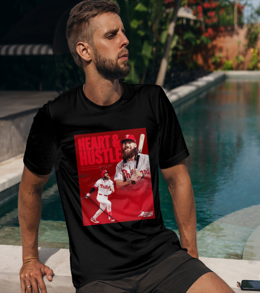 Philadelphia Phillies Heart & Hustle Award Winner Brandon Marsh T-Shirt