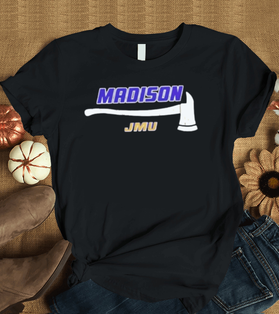Original Firefighter Fire Dept Always Ready Madison JMU T-Shirt