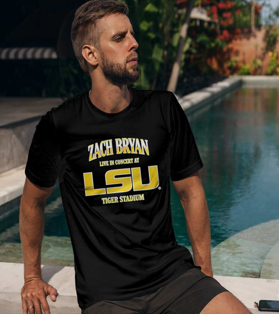 Zach Bryan Live In Concert At LSU Tiger Stadium T-Shirt