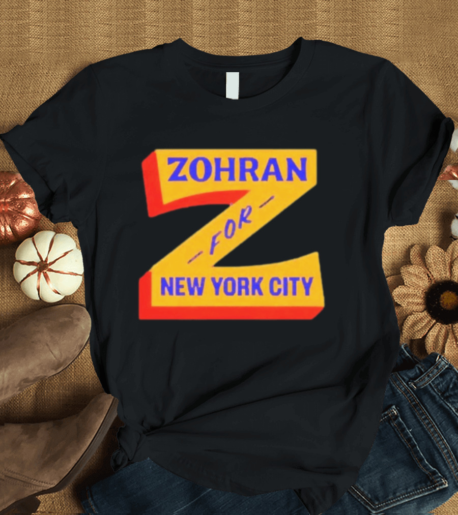 Zohran Mamdani 2025 Z For New York City T-Shirt