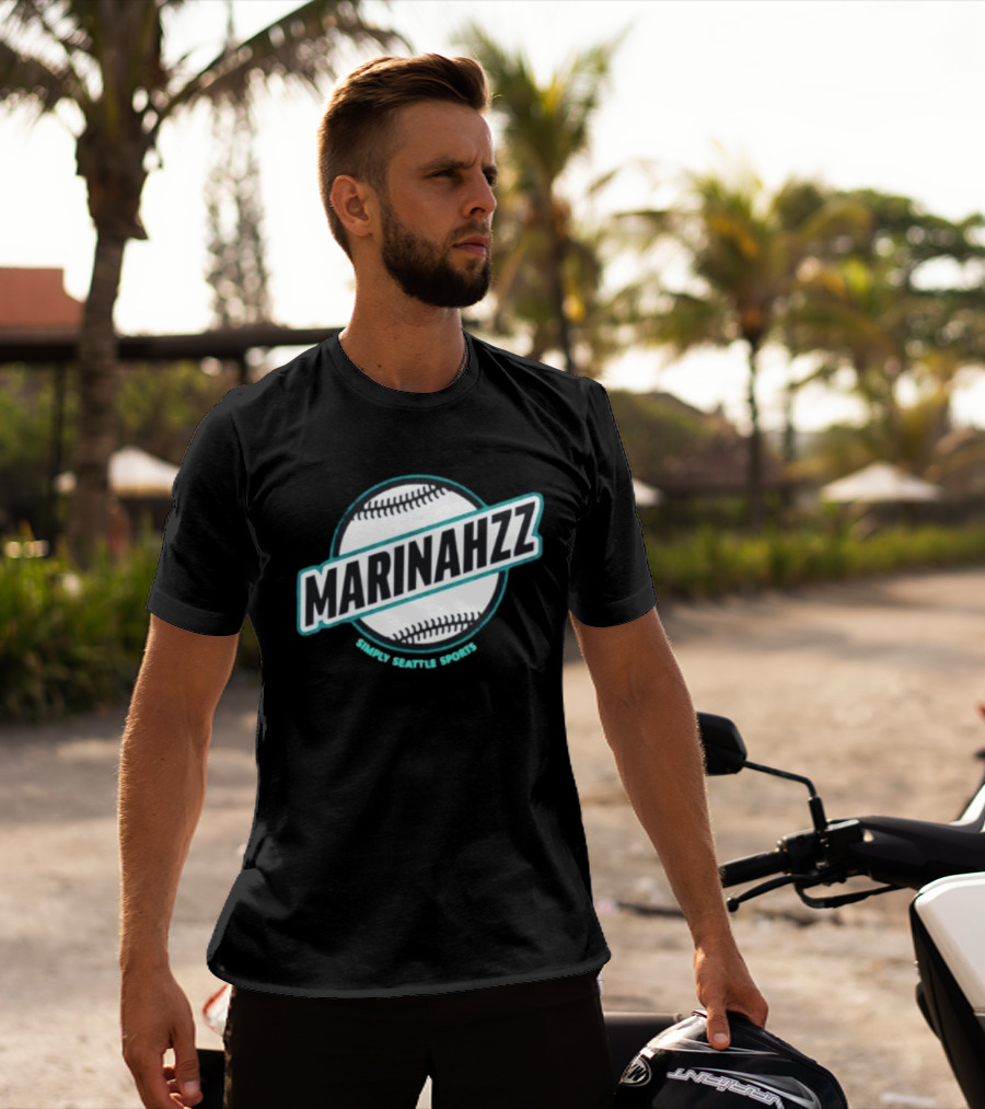 Marinahzz Simply Seattle Mariners Sports Baseball T-Shirt