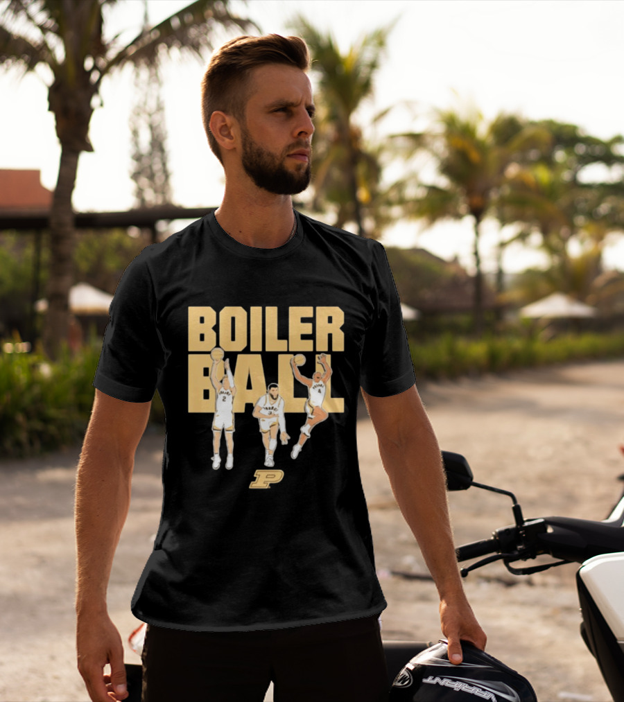 Braden Smith Fletcher Loyer Trey Kaufman Renn Purdue Basketball Boiler Ball T-Shirt