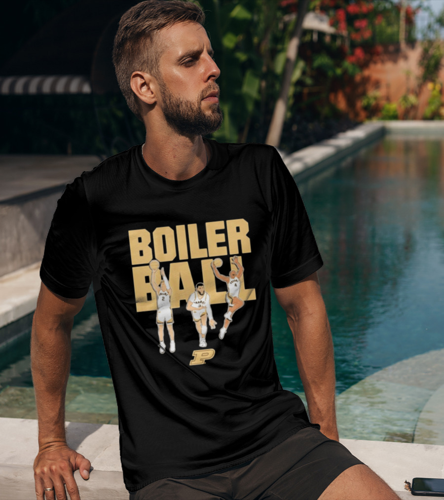 Braden Smith Fletcher Loyer Trey Kaufman Renn Purdue Basketball Boiler Ball T-Shirt