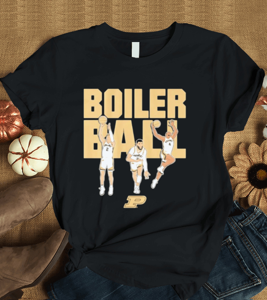 Braden Smith Fletcher Loyer Trey Kaufman Renn Purdue Basketball Boiler Ball T-Shirt