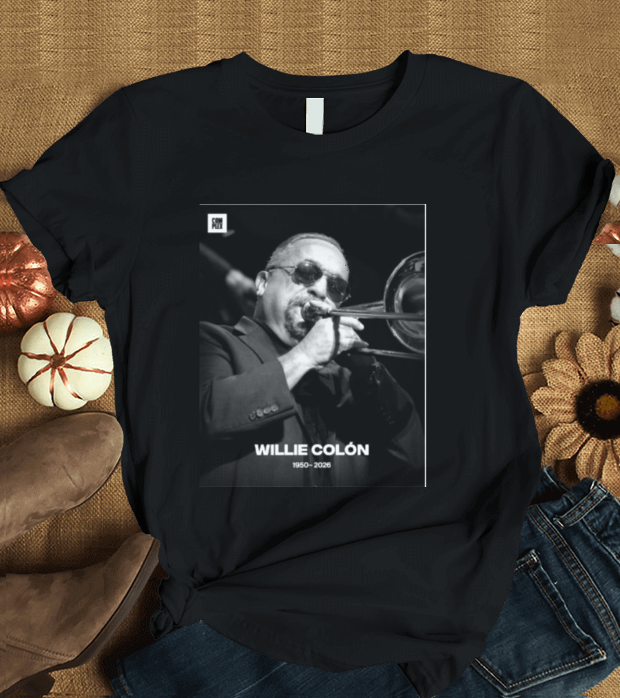 Willie Colón 1950 2026 Rest In Peace Salsa Giant T-Shirt