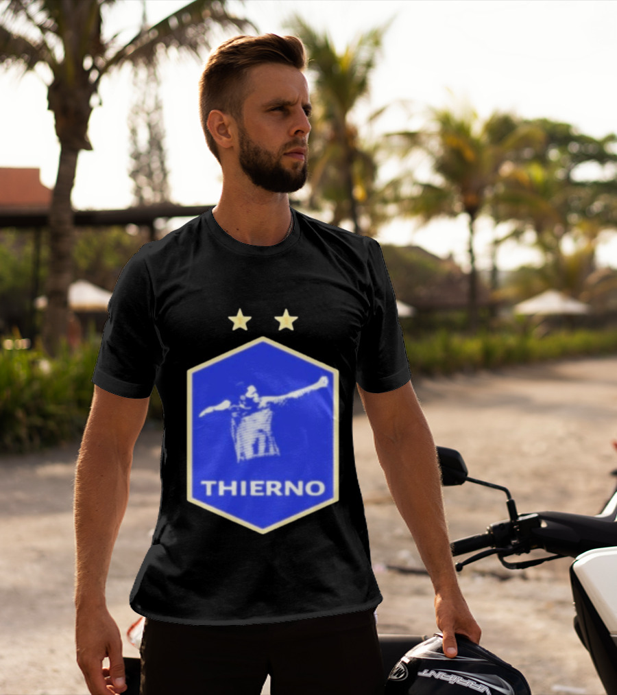 Thierno Barry Everton FC Two Stars Blue Crest T-Shirt