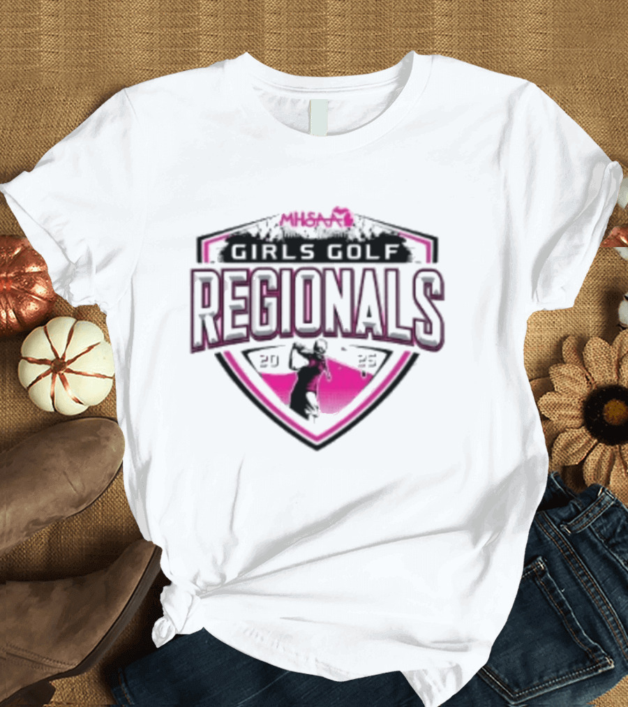 2025 MHSAA Girls Golf Regionals Championship T-Shirt