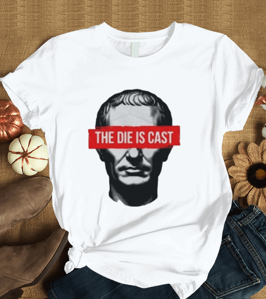 Julius Caesar The Die Is Cast Roman Historical Bust T-Shirt