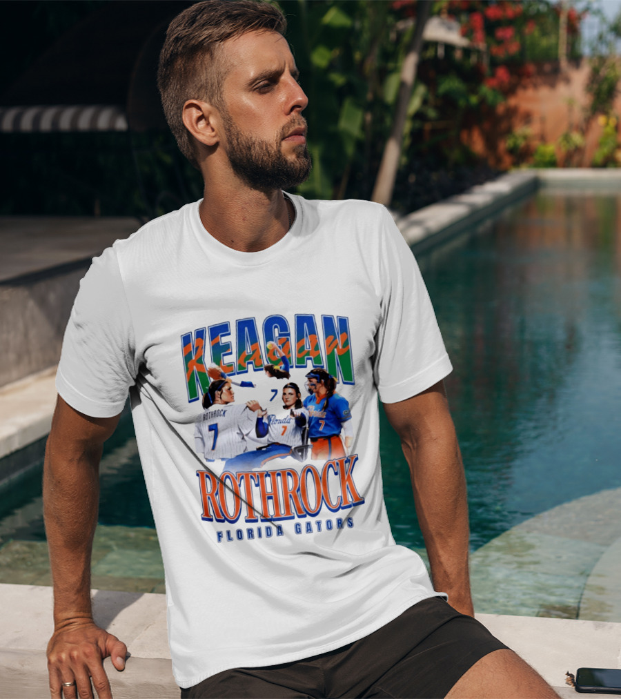 Keagan Rothrock Florida Gators Rothrock 7 Baseball Softball Athlete T-Shirt