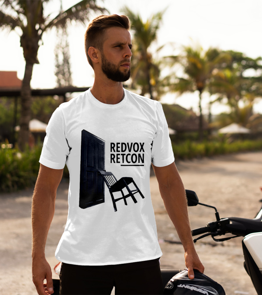 Red Vox Retcon Album Door And Chair T-Shirt