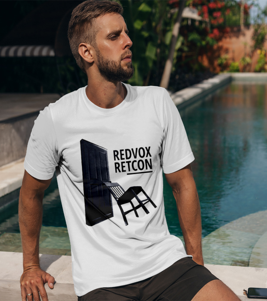 Red Vox Retcon Album Door And Chair T-Shirt