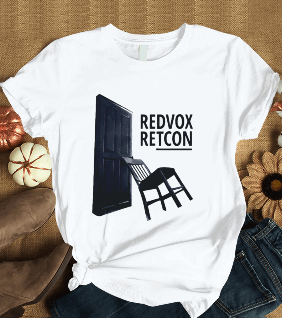 Red Vox Retcon Album Door And Chair T-Shirt