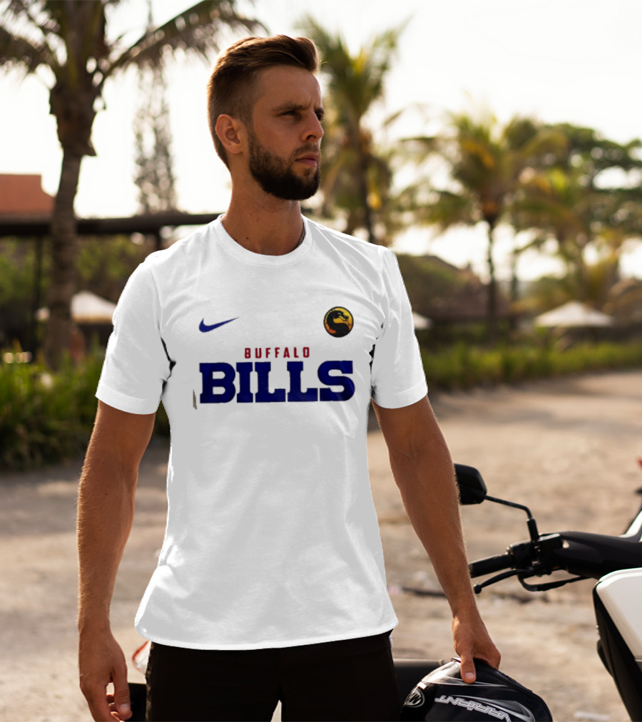 Nike Sub Zero Buffalo Bills Mortal Kombat Crossover Freeze Your Soul T-Shirt