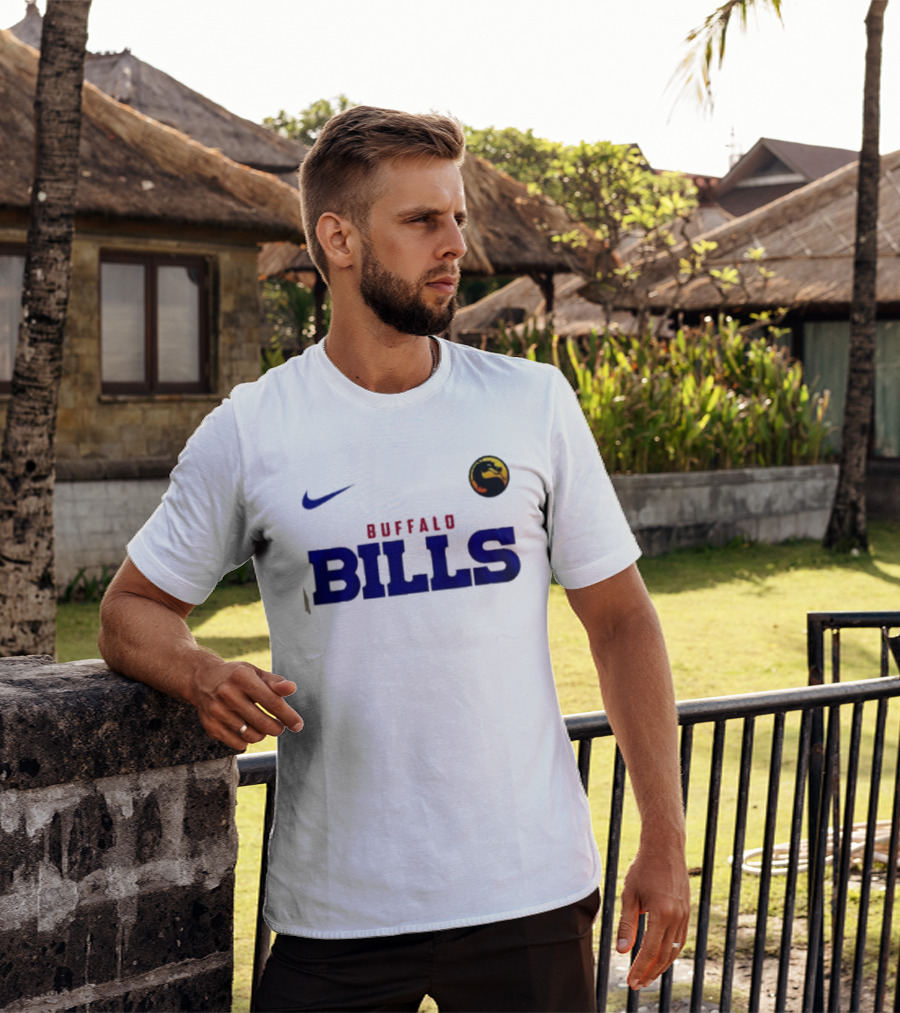 Nike Sub Zero Buffalo Bills Mortal Kombat Crossover Freeze Your Soul T-Shirt