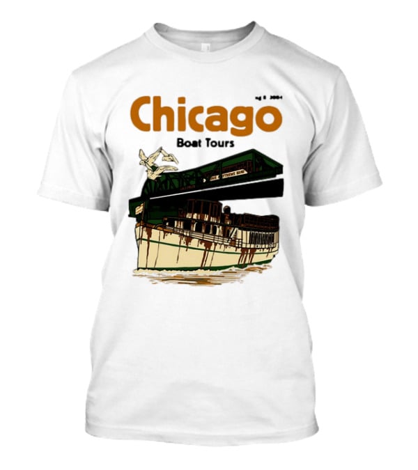 Dave Matthews Band Chicago Boat Tours August 8 2004 Vintage Concert T-Shirt