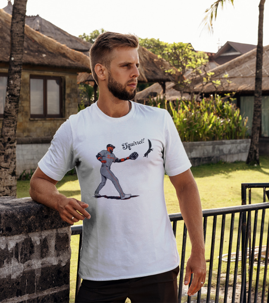 Tavares Squirrel Baltimore Orioles Baseball Moment Sports T-Shirt