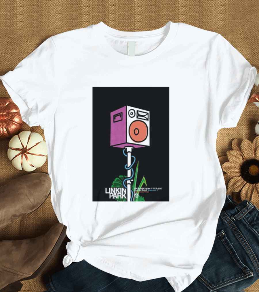 Linkin Park From Zero World Tour Estadio Couto Pereira Curitiba November 5 2025 T-Shirt