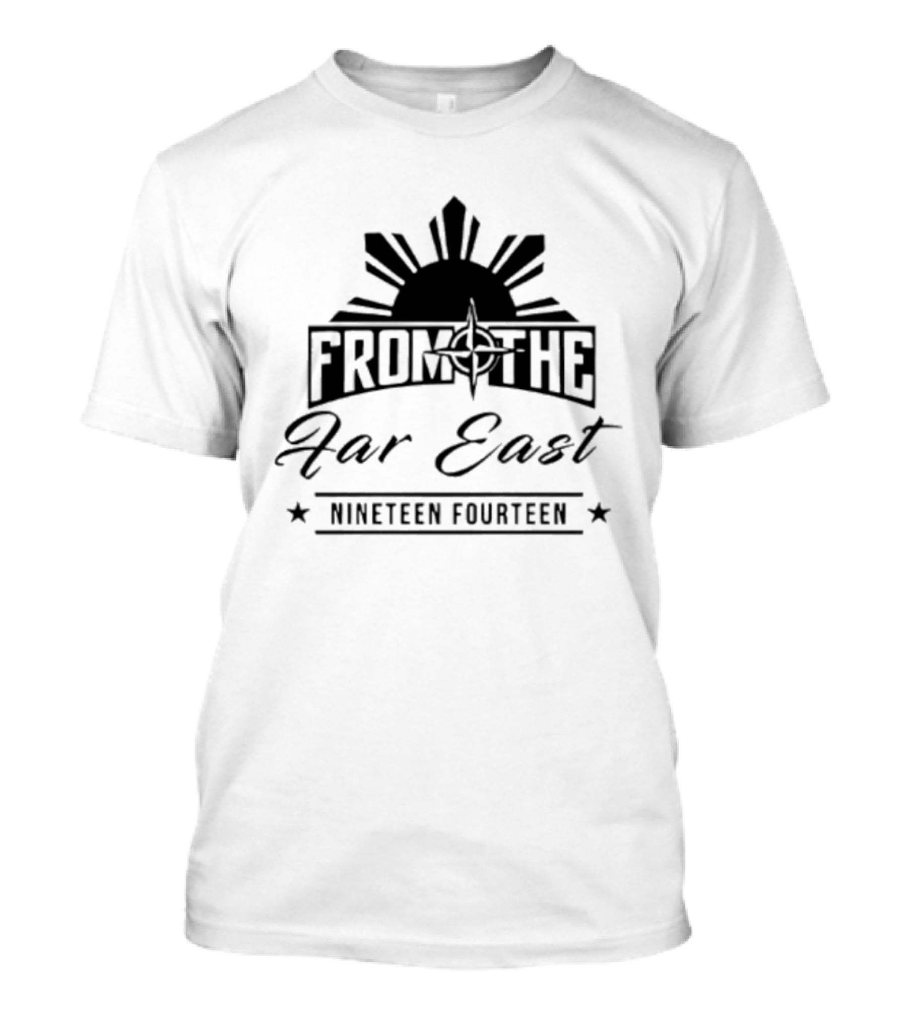 From The Far East Nineteen Fourteen Sunburst Star T-Shirt