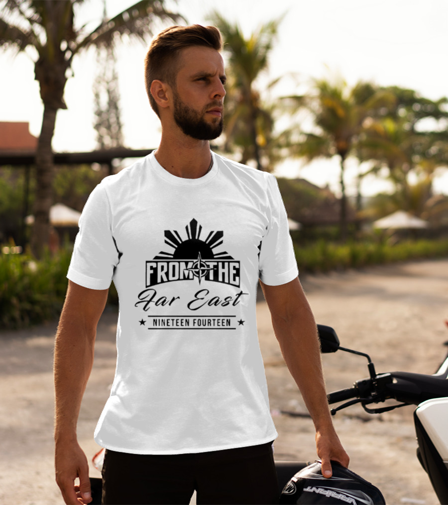 From The Far East Nineteen Fourteen Sunburst Star T-Shirt