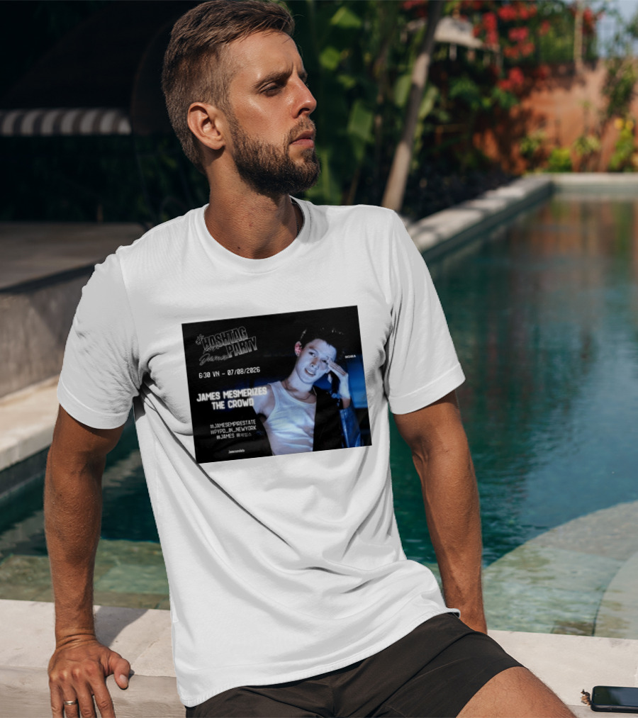 Hashtag Party With James PYPD Tour New York Crowd Mesmerized 07/08/2026 T-Shirt